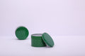 Round Tin Gift Box – Royal Green | Jewelry Box & Candle Container