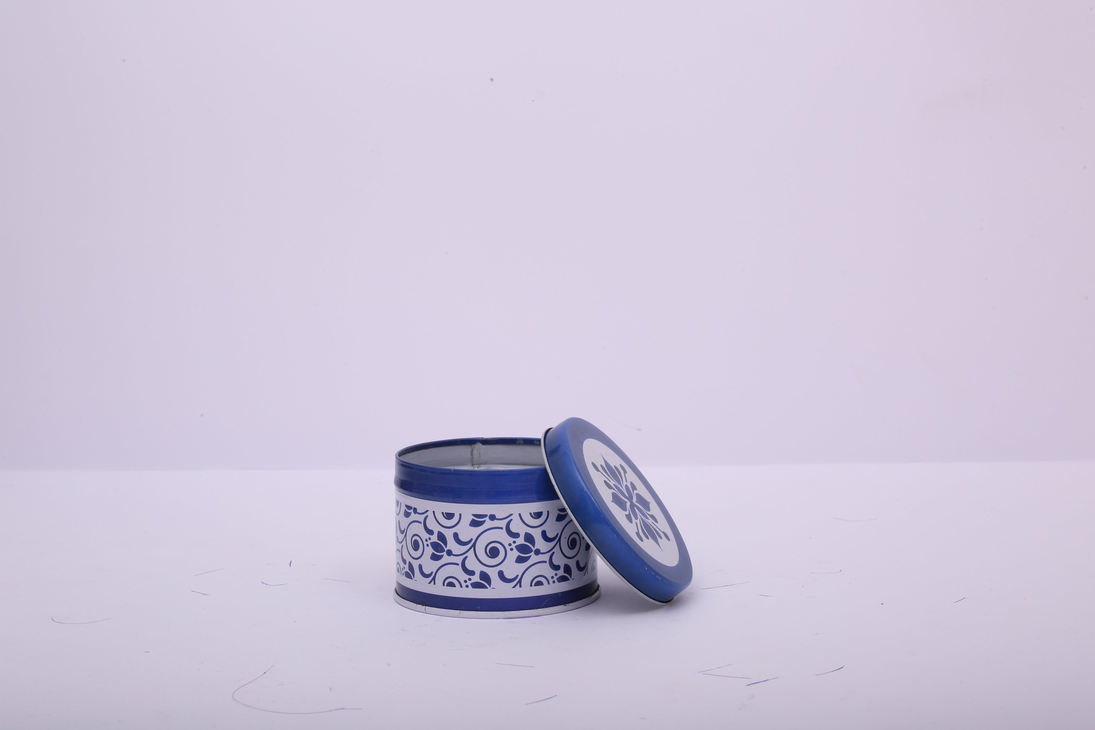 Round Tin Gift Box – Multani Pattern | Cultural Gift & Candle Container