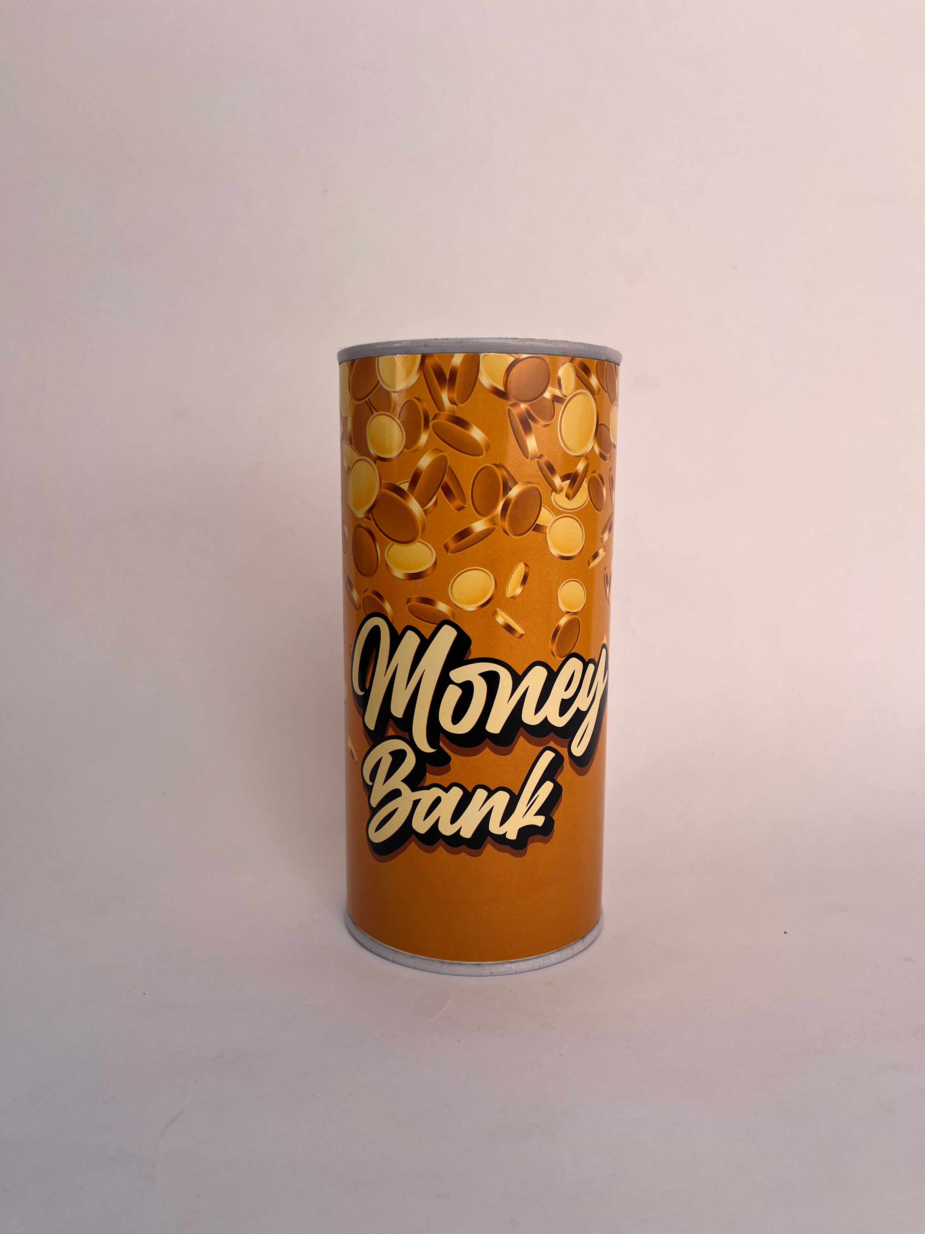 Kids Golden Coins Money Bank - Tin Savings Bank