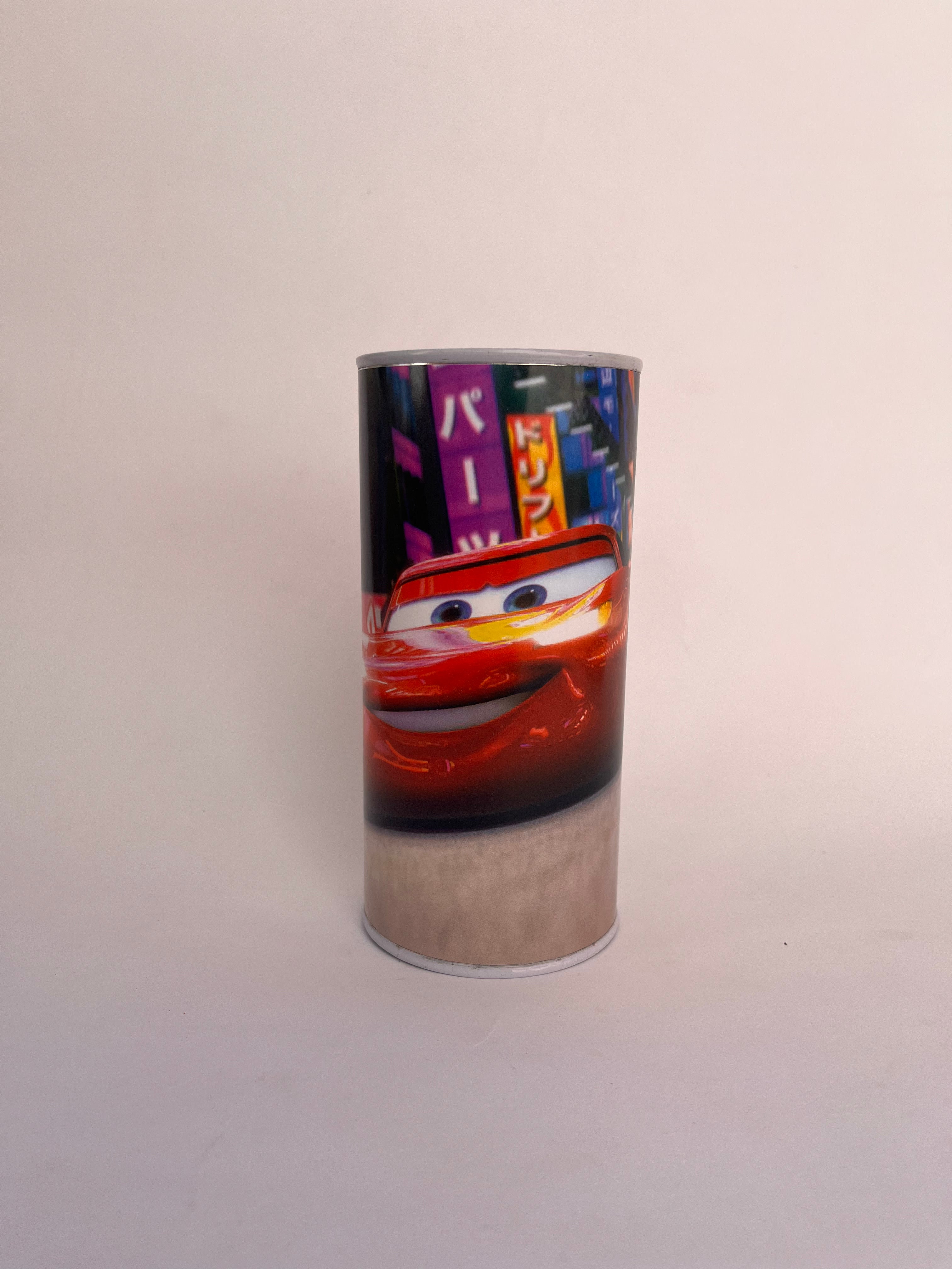 Kids McQueen Car Money Bank - Colorful Tin Savings Bank